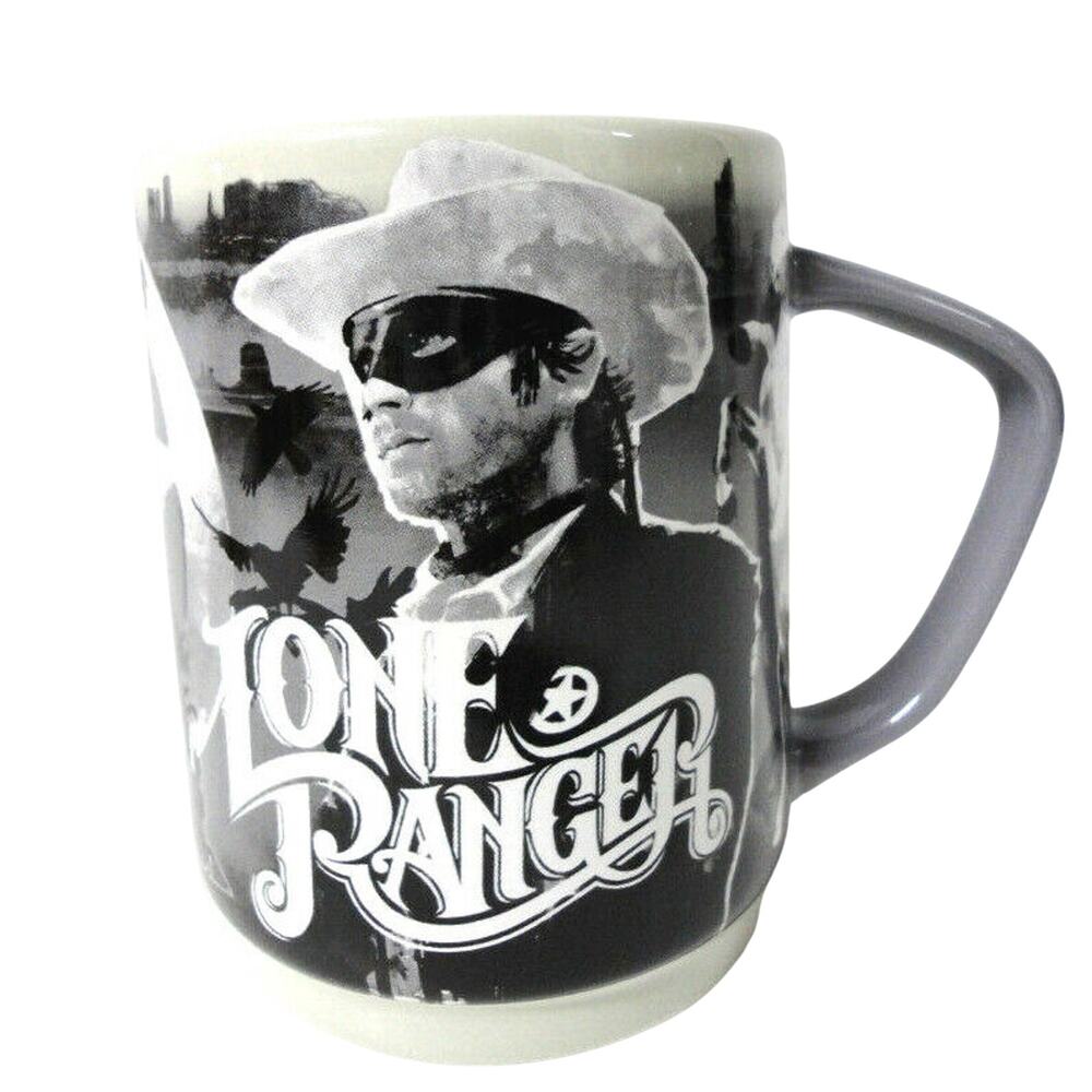 Disney Store Lone Ranger Coffee Mug Large 16oz Cowboy Hi Yo Silver Horse Boxed